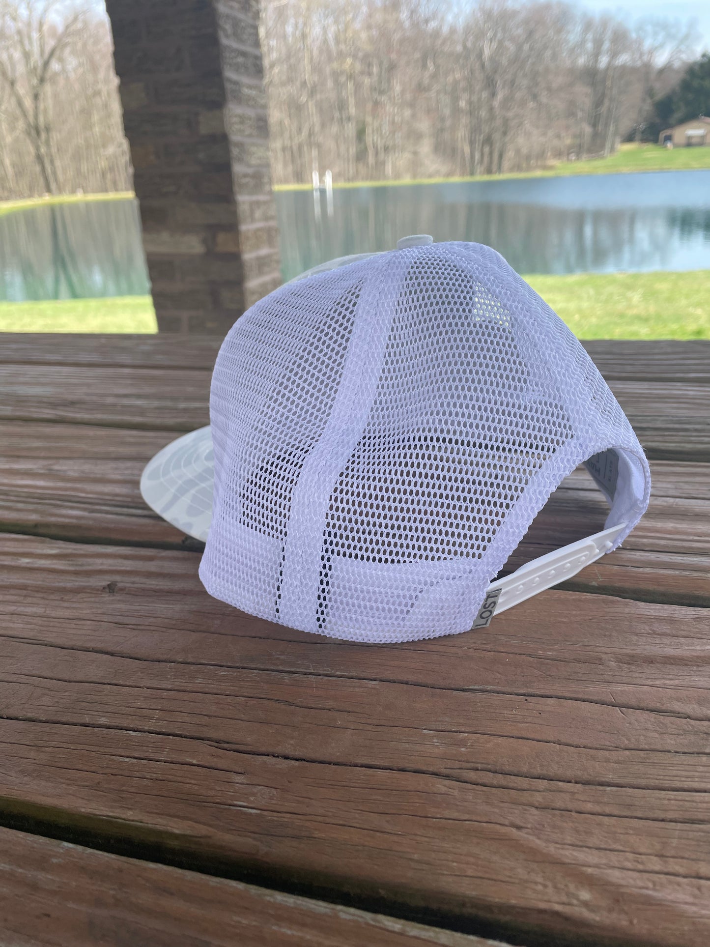 Y’all need Dolly white camo SnapBack Trucker hat