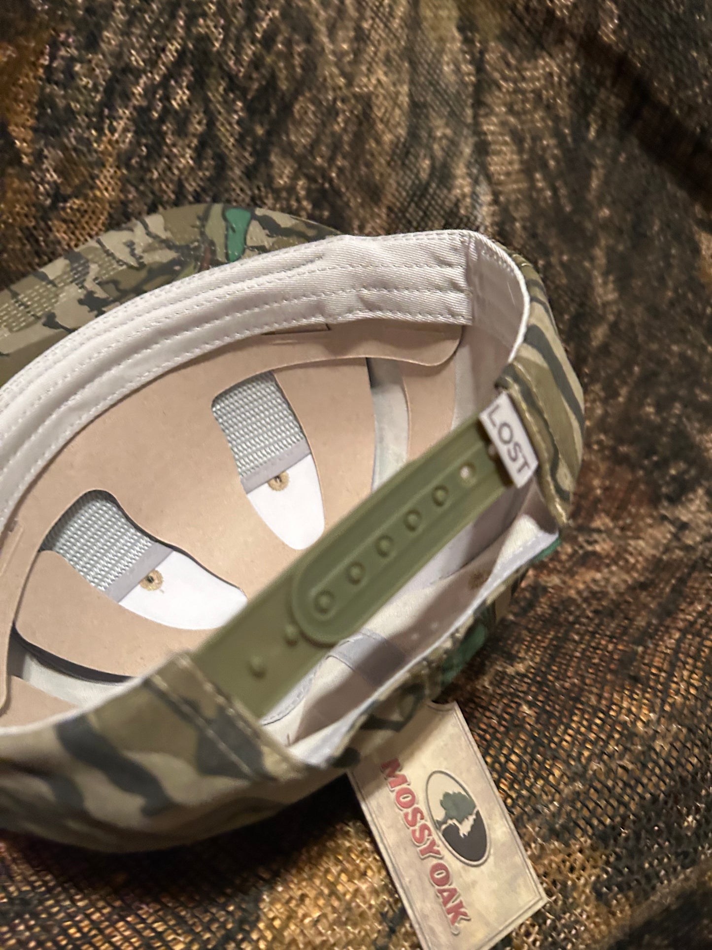 Onlyfans turkey leather patch retro mossy oak greenleaf SnapBack