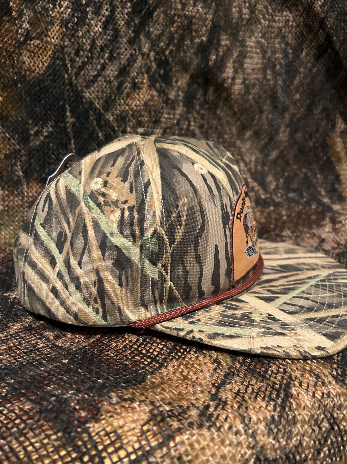 Ducks Unlimited Camo ropebrim SnapBack hat