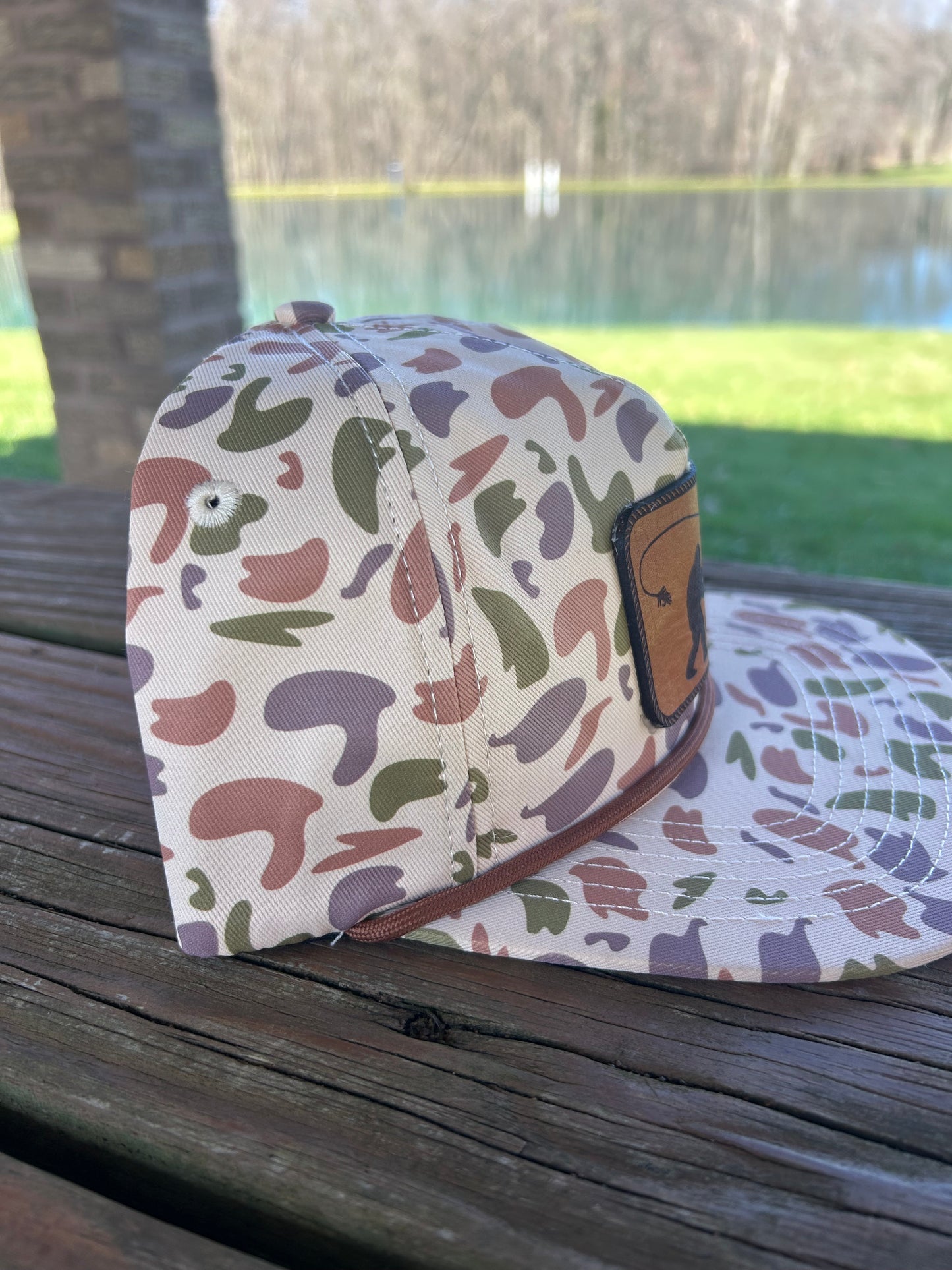 Bigfoot Flyfishes camo SnapBack hat