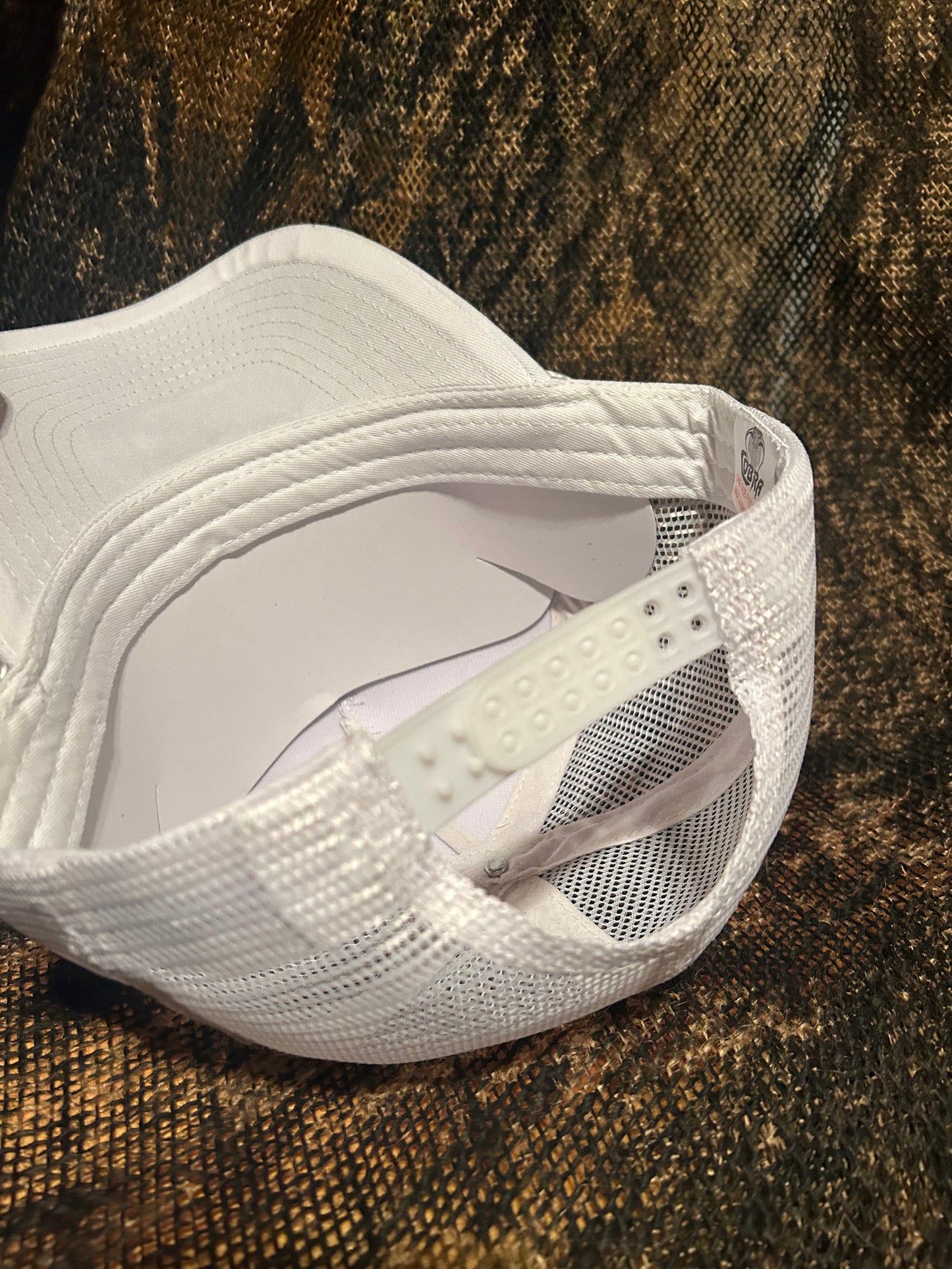 Mack Truck white SnapBack trucker hat