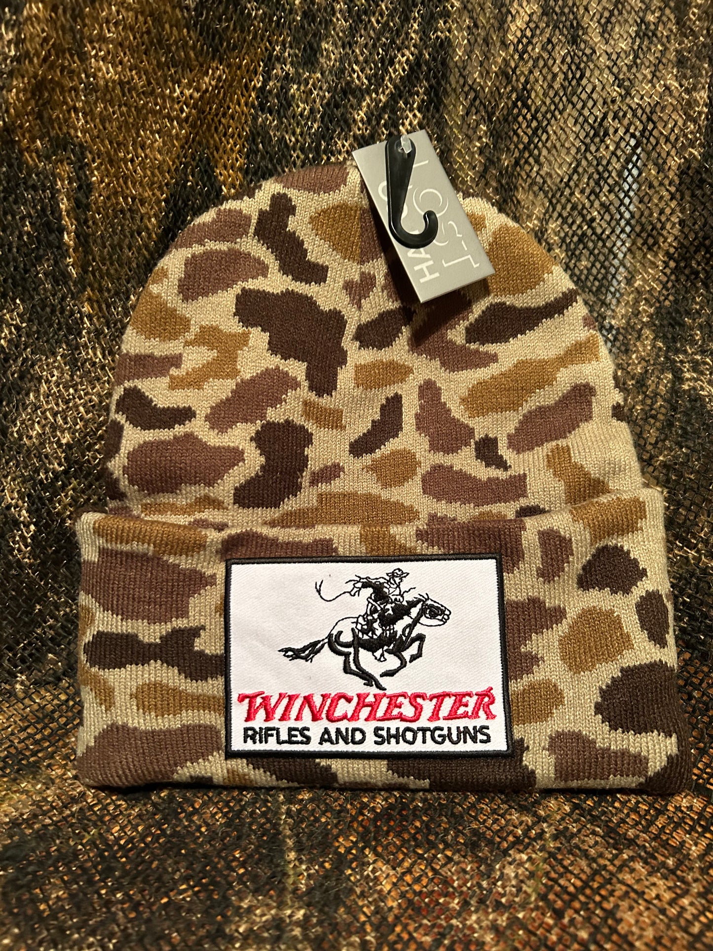 Winchester Rifles and Shotguns Camo beanie