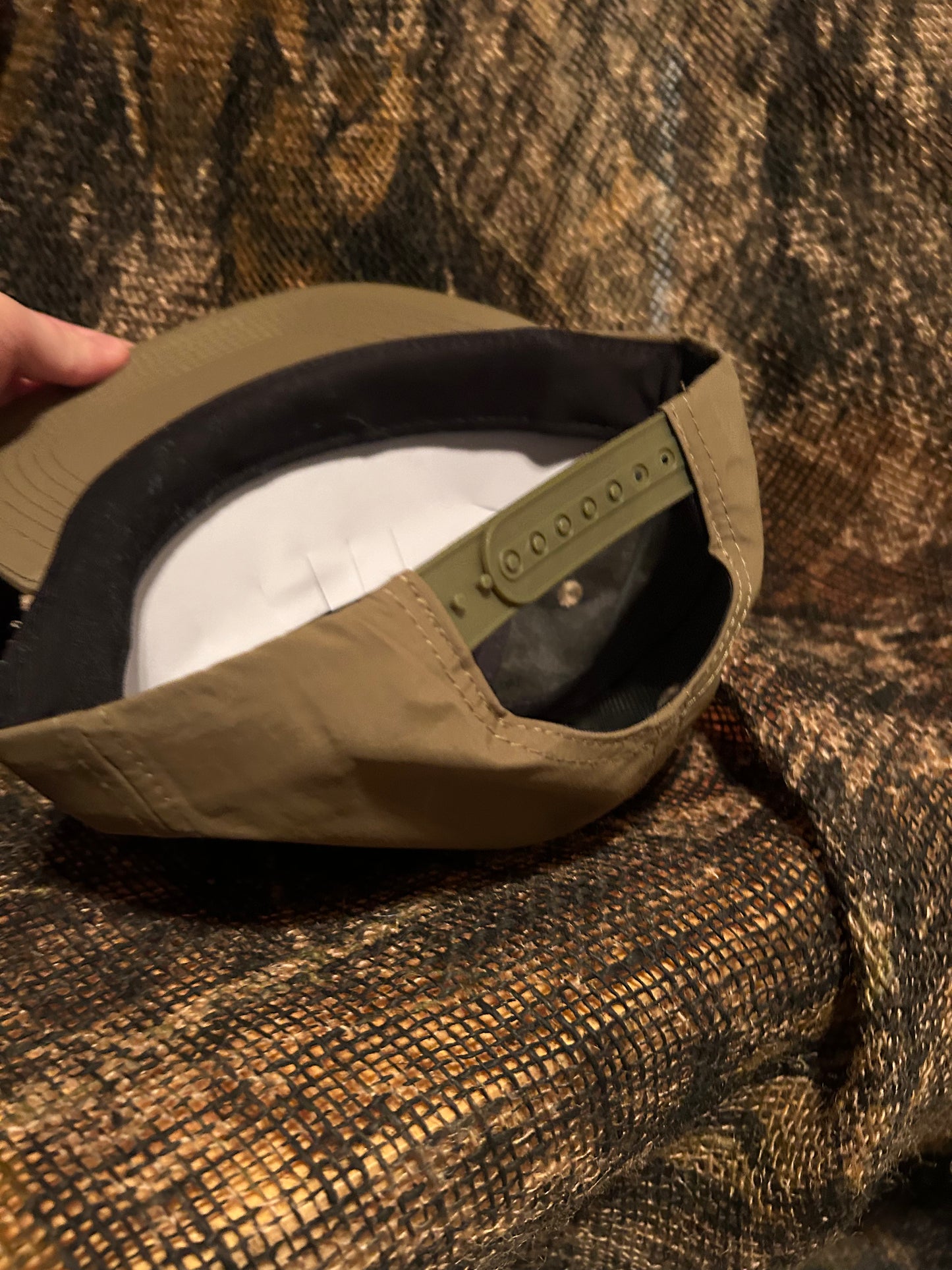 Whitetail buck BBHC olive green SnapBack hat