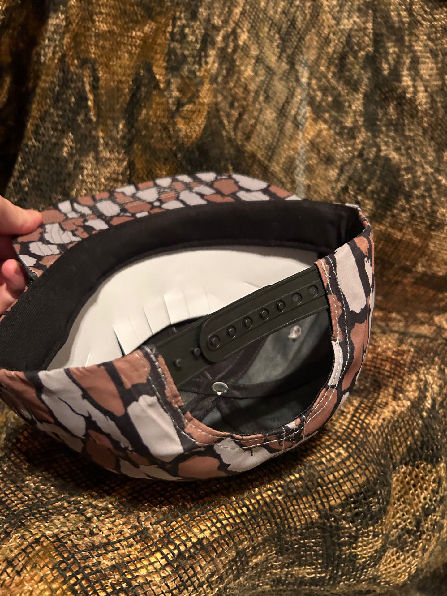 Whitetail buck BBHC oak camo SnapBack hat