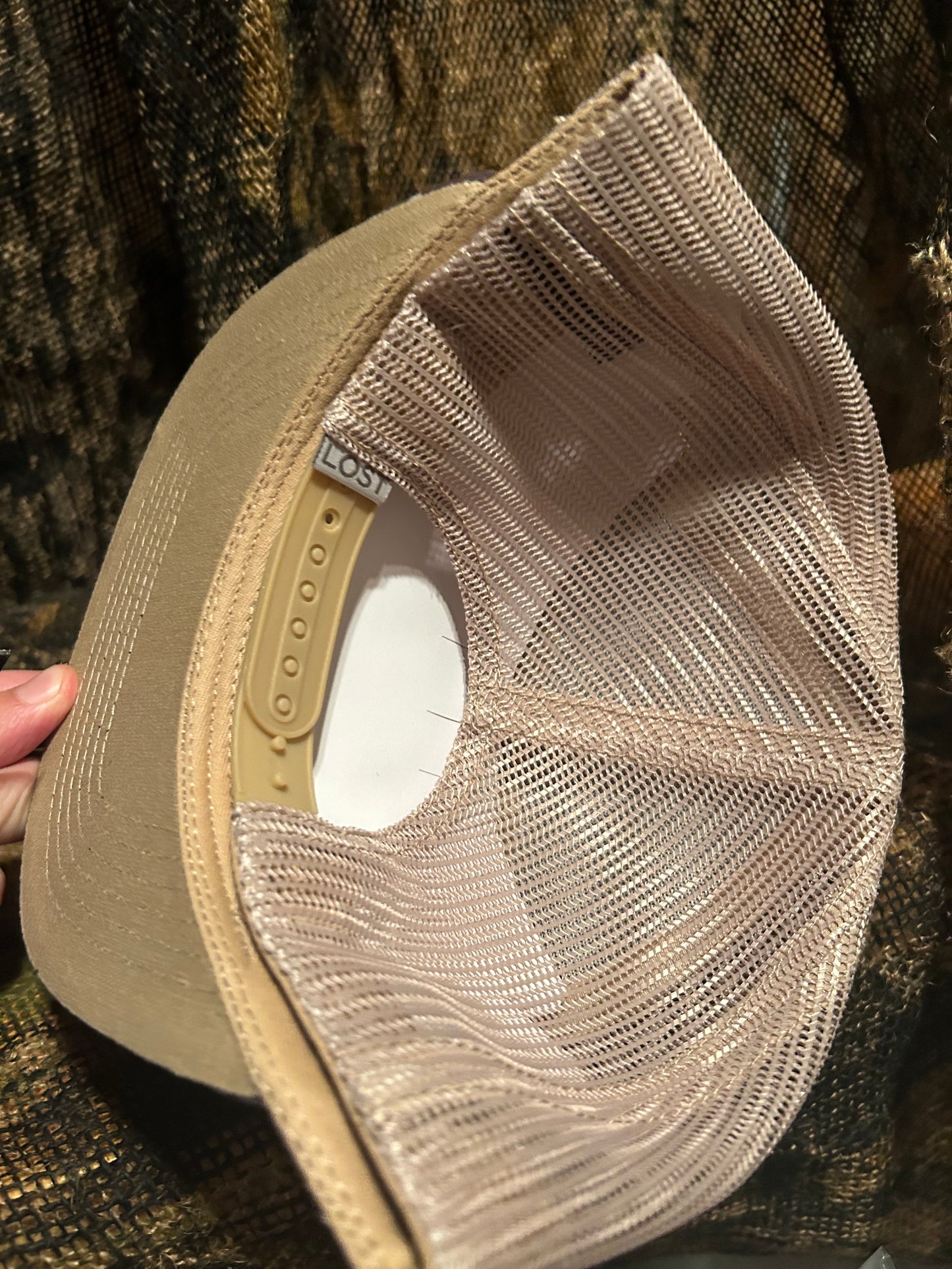 Copenhagen retro 7 panel Camo trucker hat