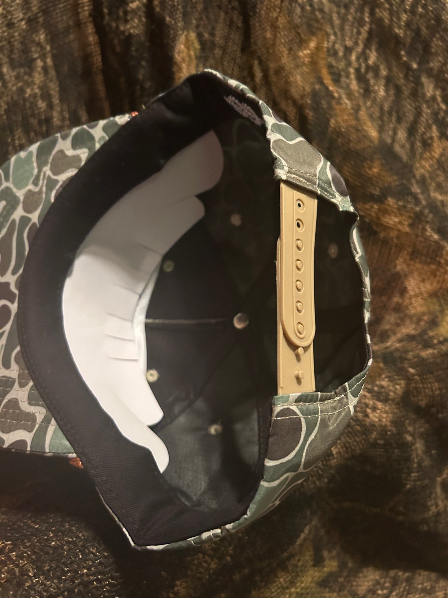 Waylon Jennings retro camo SnapBack hat