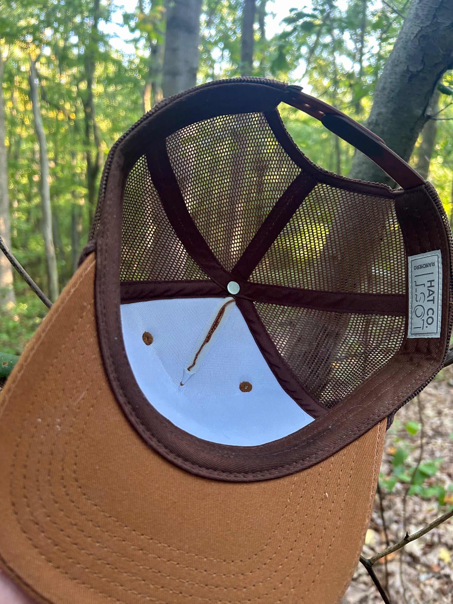 Banjo Brand Brown foam ropebrim SnapBack