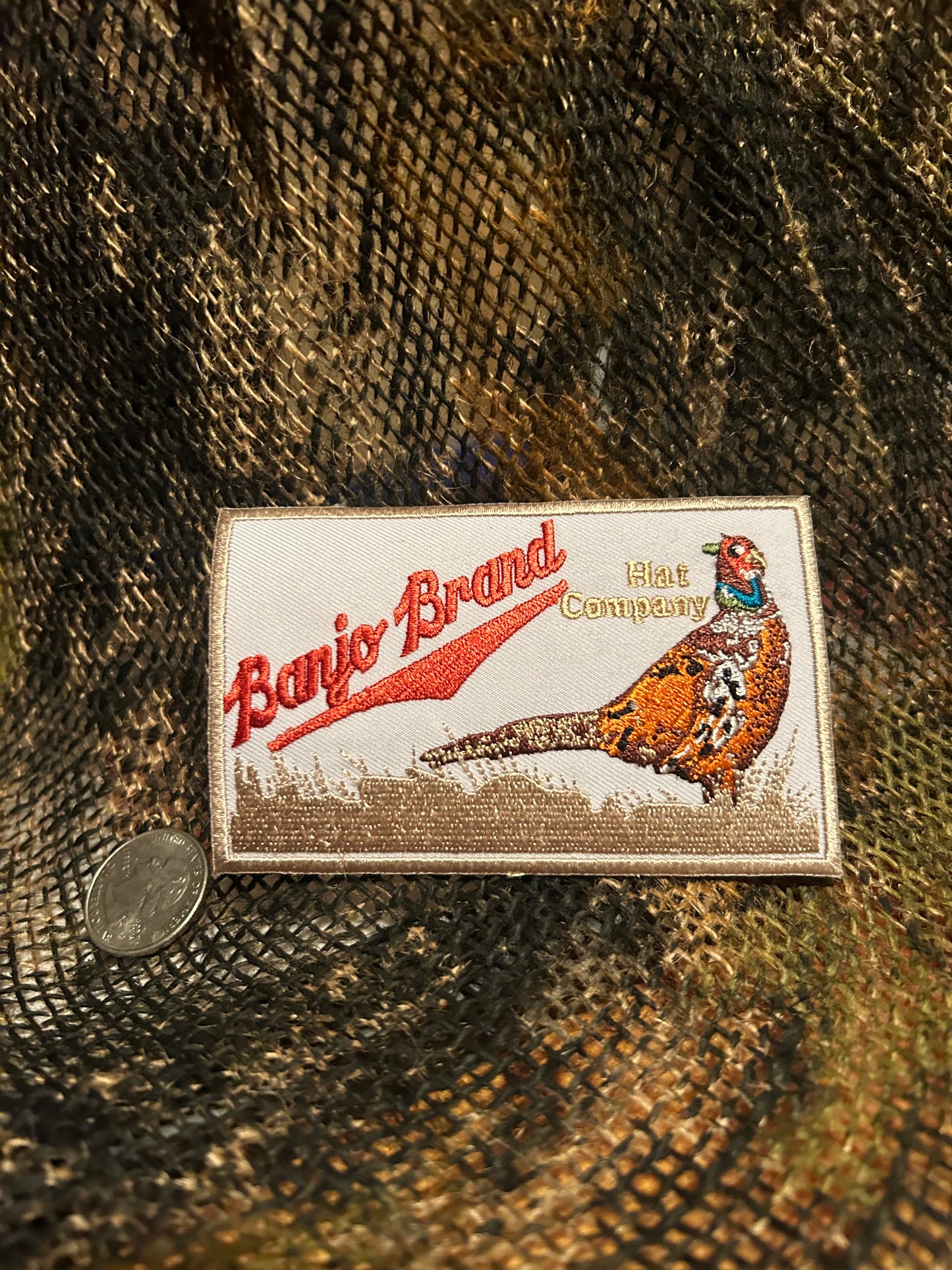 Banjo brand Pheasant patch