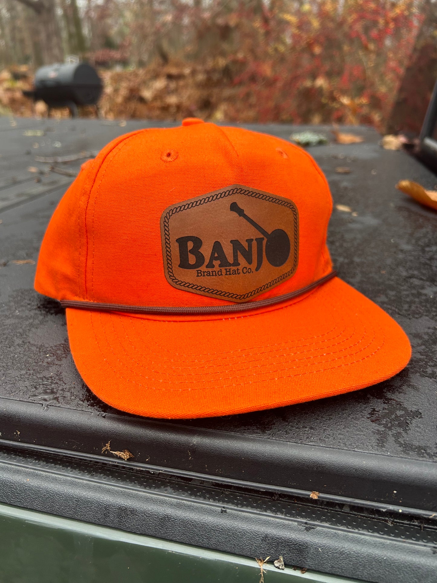 Blaze Orange Banjo Brand hunting hat