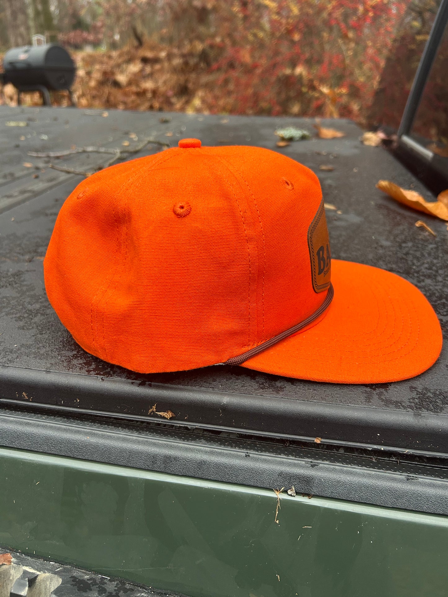 Blaze Orange Banjo Brand hunting hat