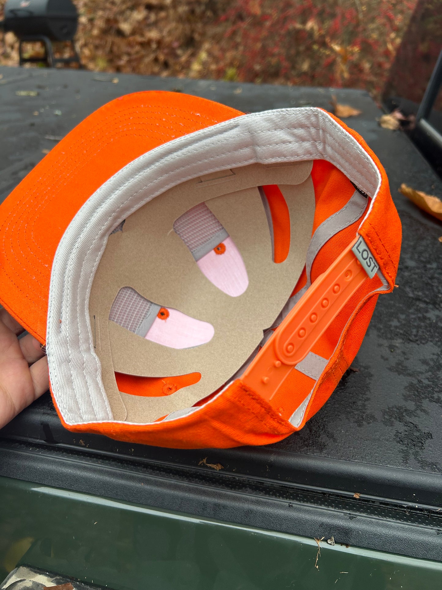 Blaze Orange Banjo Brand hunting hat