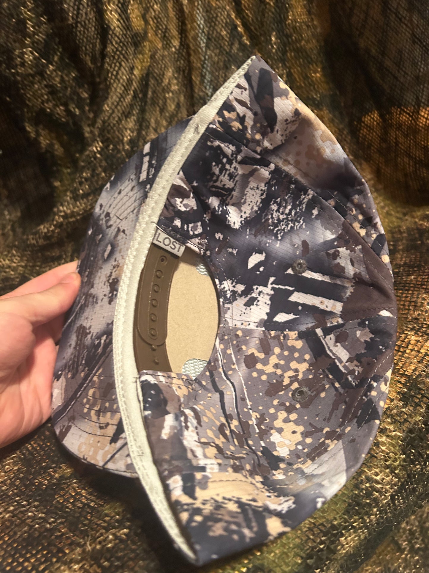 Digital blue camo SnapBack hat