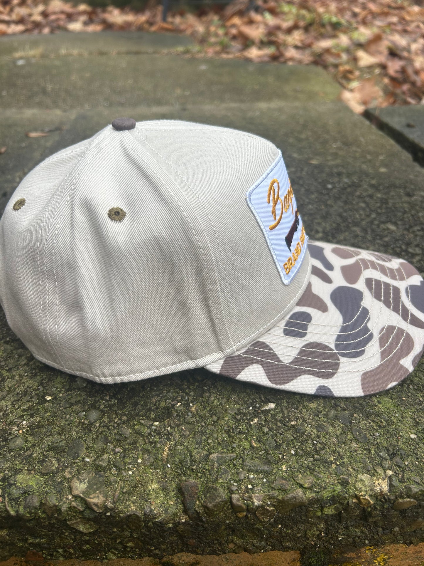 Banjo brand Camo SnapBack hat