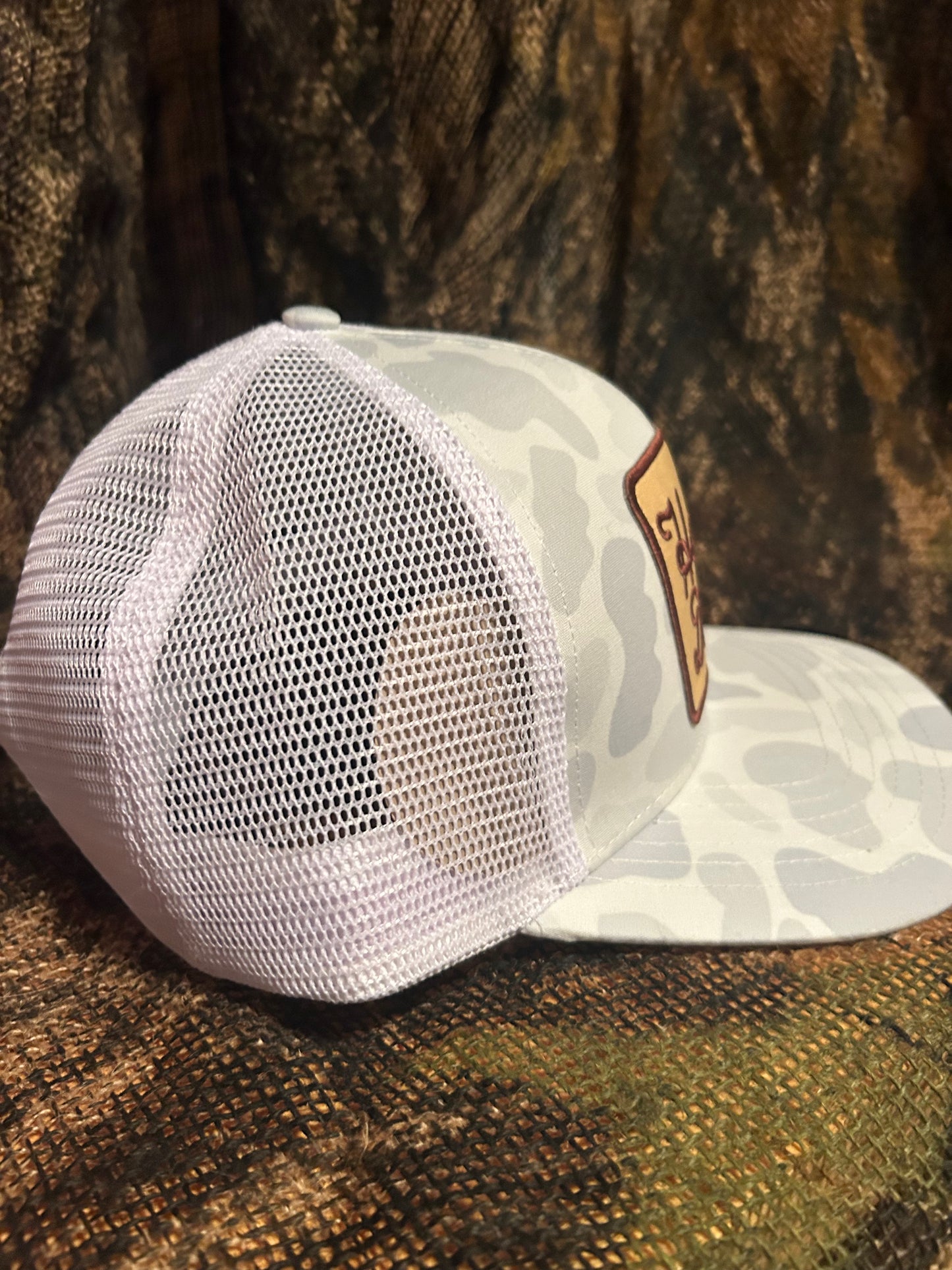 Howdy Darlin’ white camo western SnapBack hat