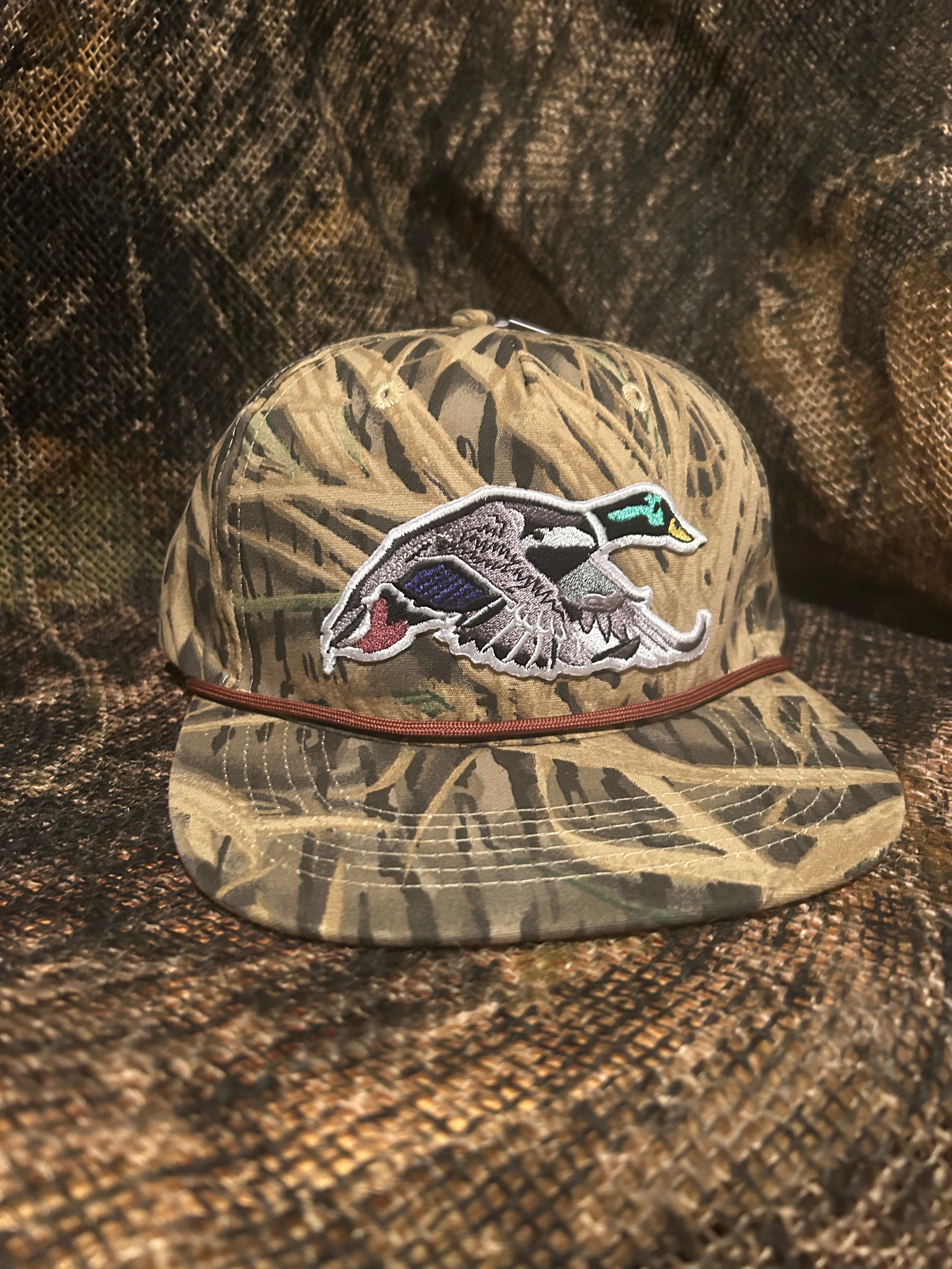 Mallard Duck vintage reed Camo SnapBack hat – BANJO BRAND