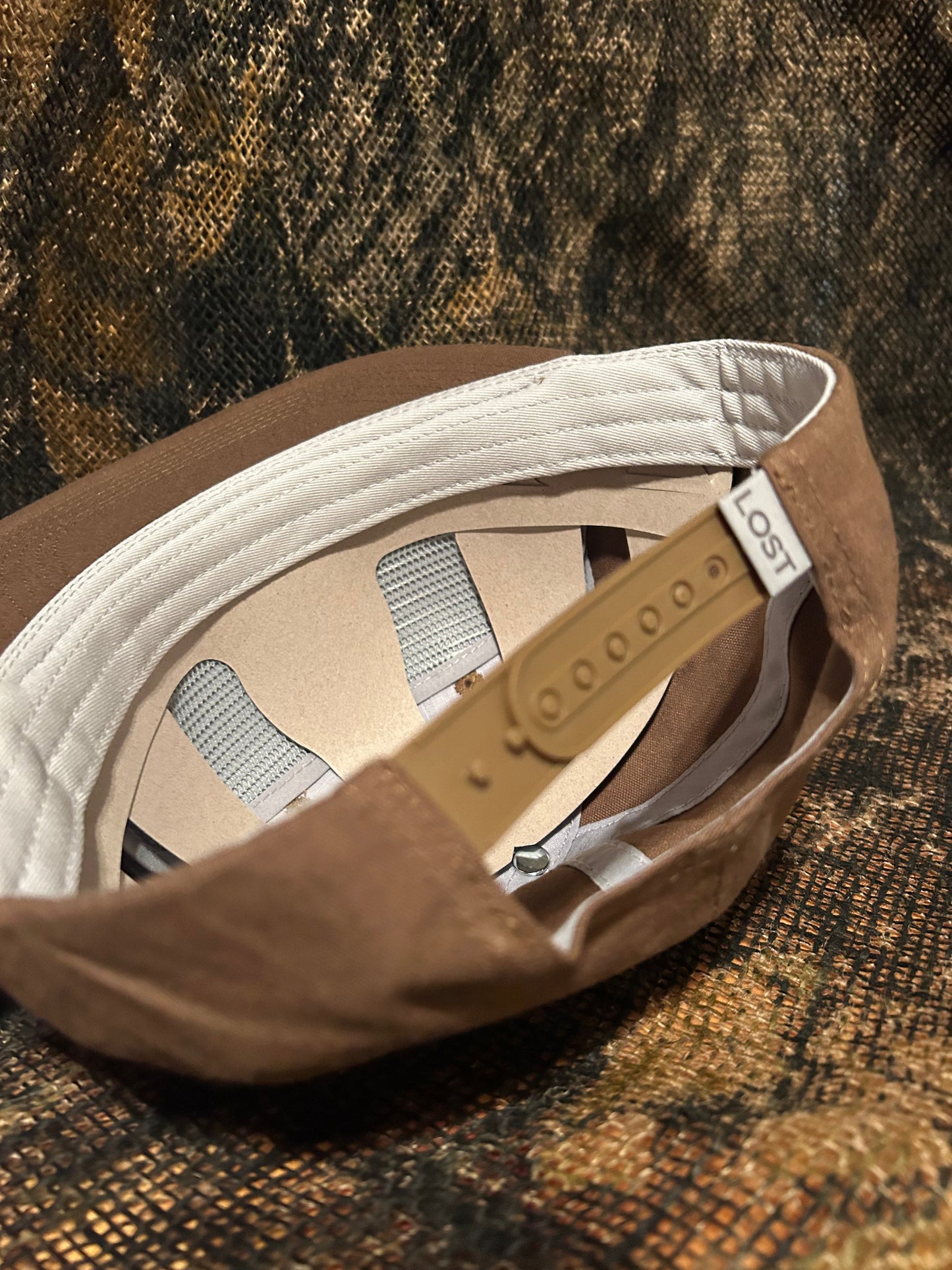 Tobacco brown ropebrim SnapBack hat