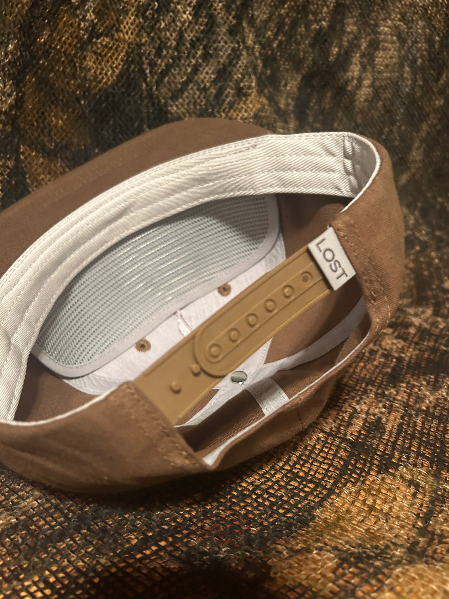 Winchester retro tobacco brown ropebrim SnapBack hat