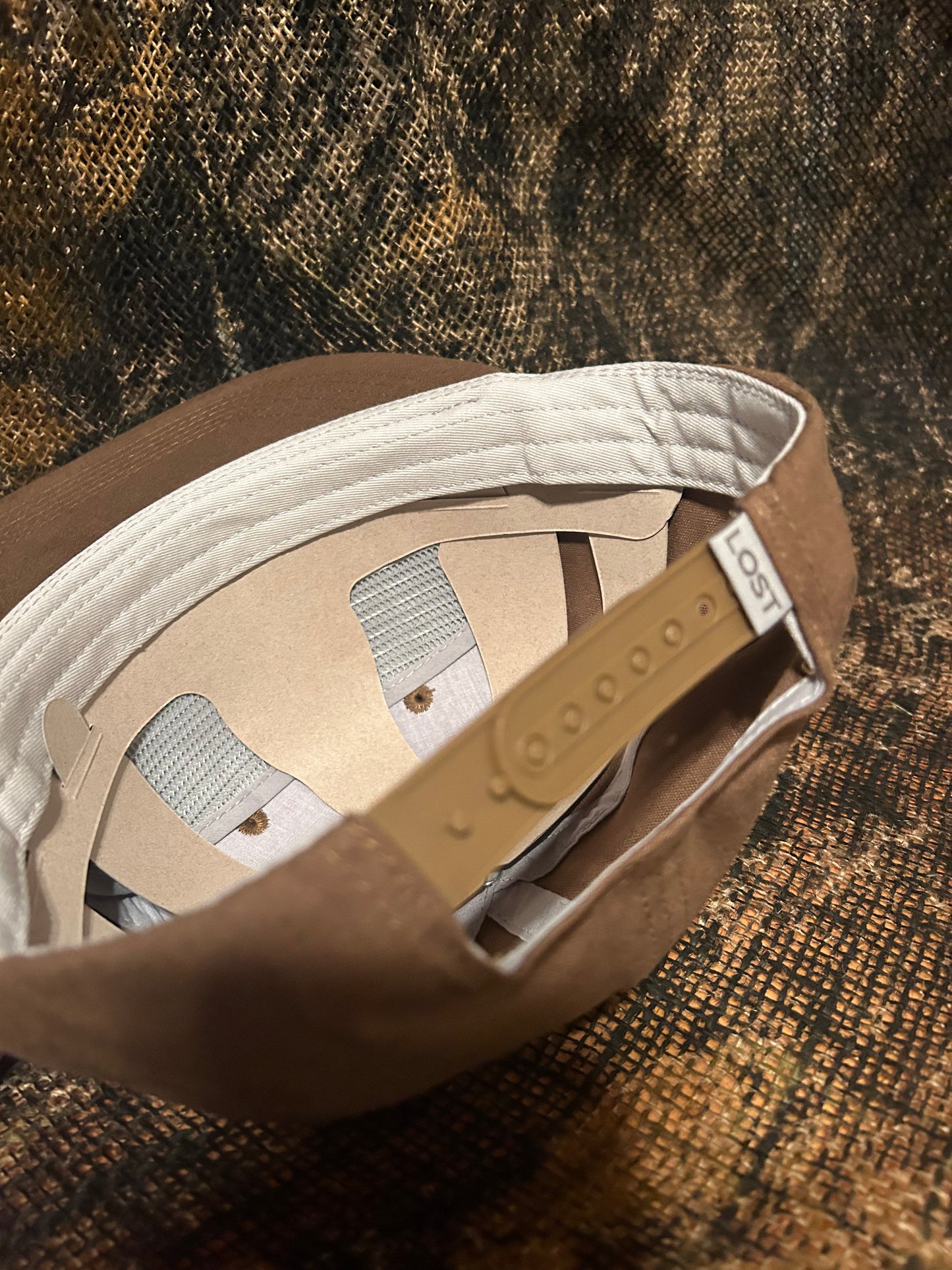 Red Man Tournament Trail retro tobacco brown snapback hat