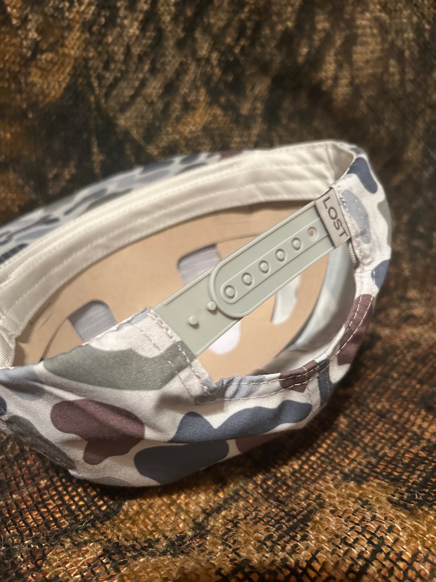 Ducks Unlimited retro Camo ropebrim SnapBack hat