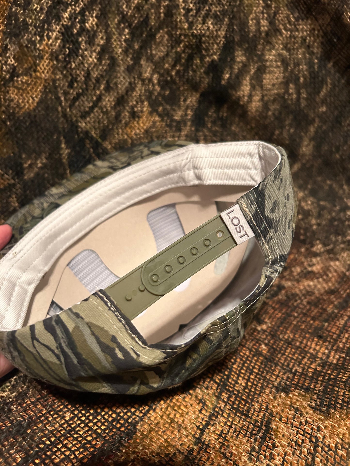 Mossy oak treestand Camo ropebrim SnapBack hat