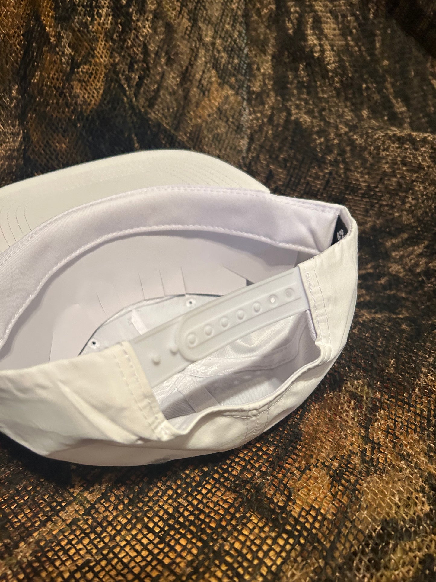 Waylon Jennings white SnapBack hat