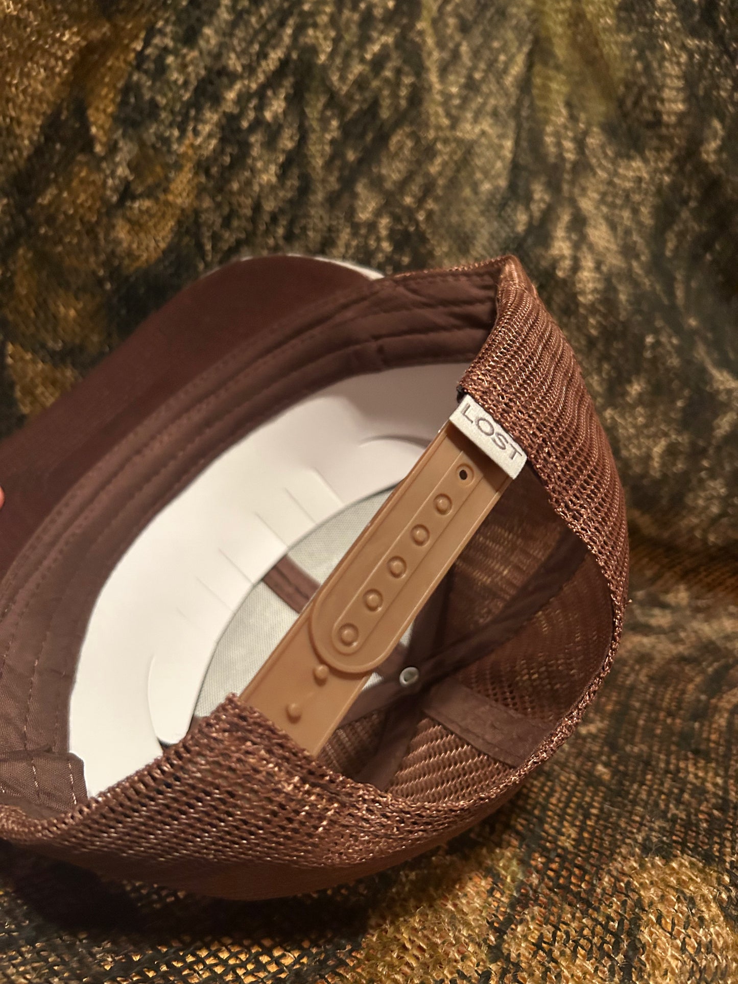 Vintage dark Camo trucker  hat