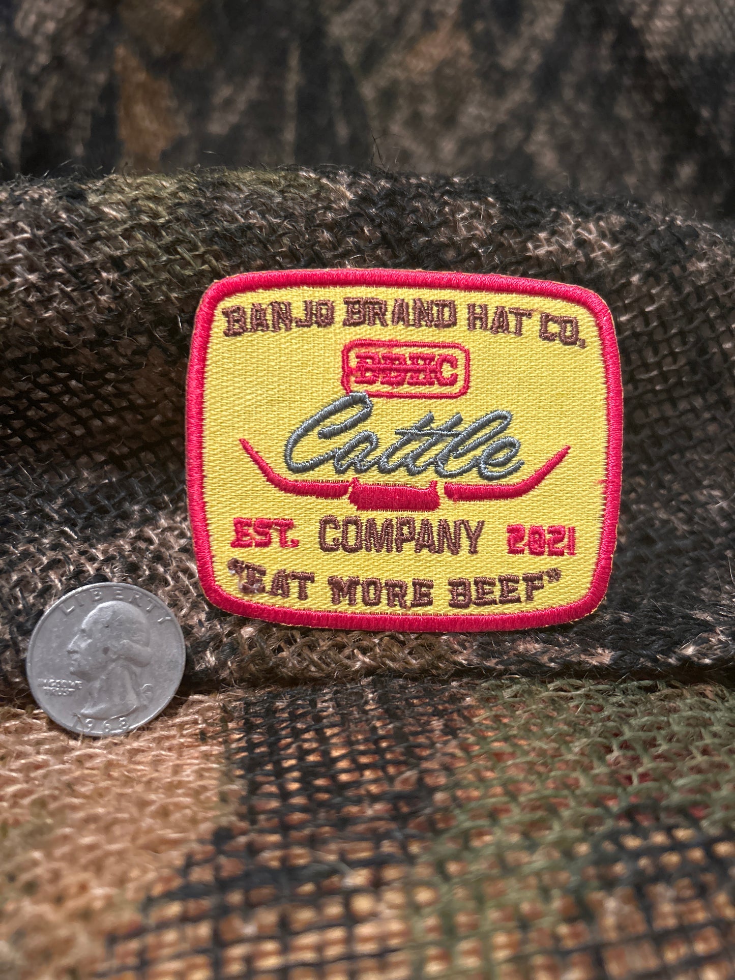 Banjo Brand Cattle patch