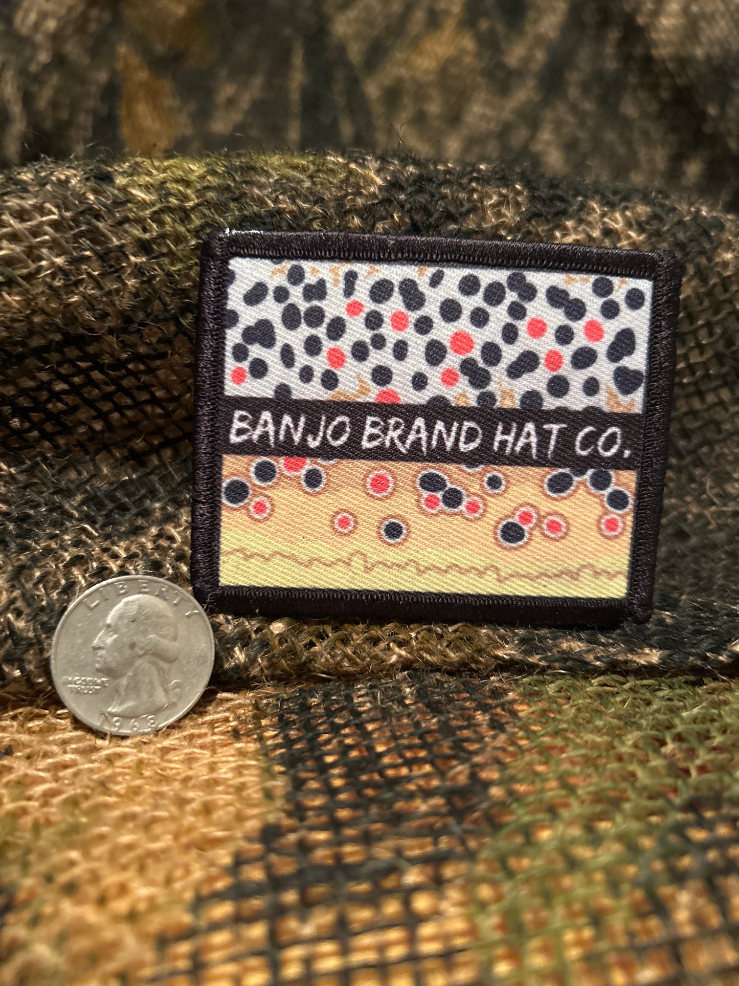 Banjo Brand Brown trout patch