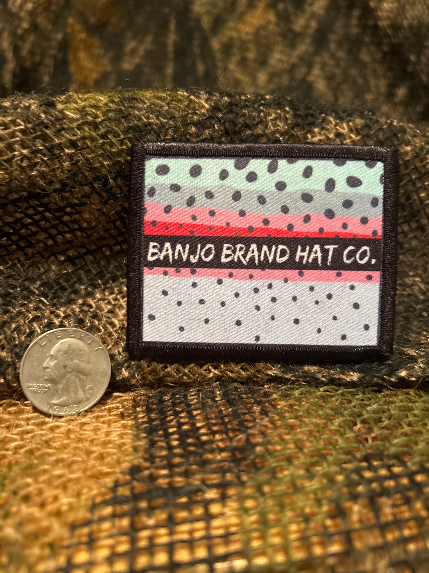 Banjo Brand Rainbow trout patch