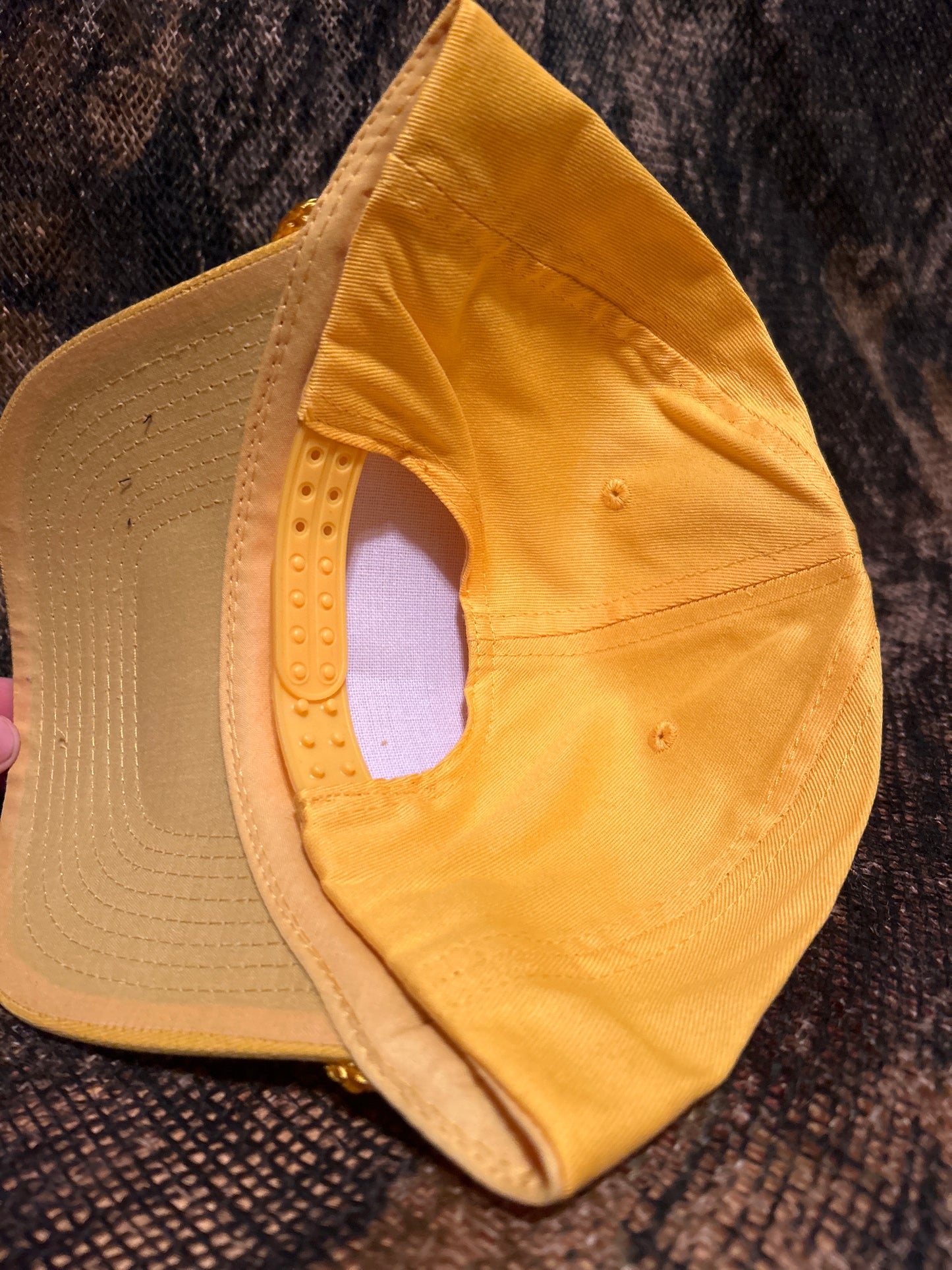 Yellow Rope Brim Snapback