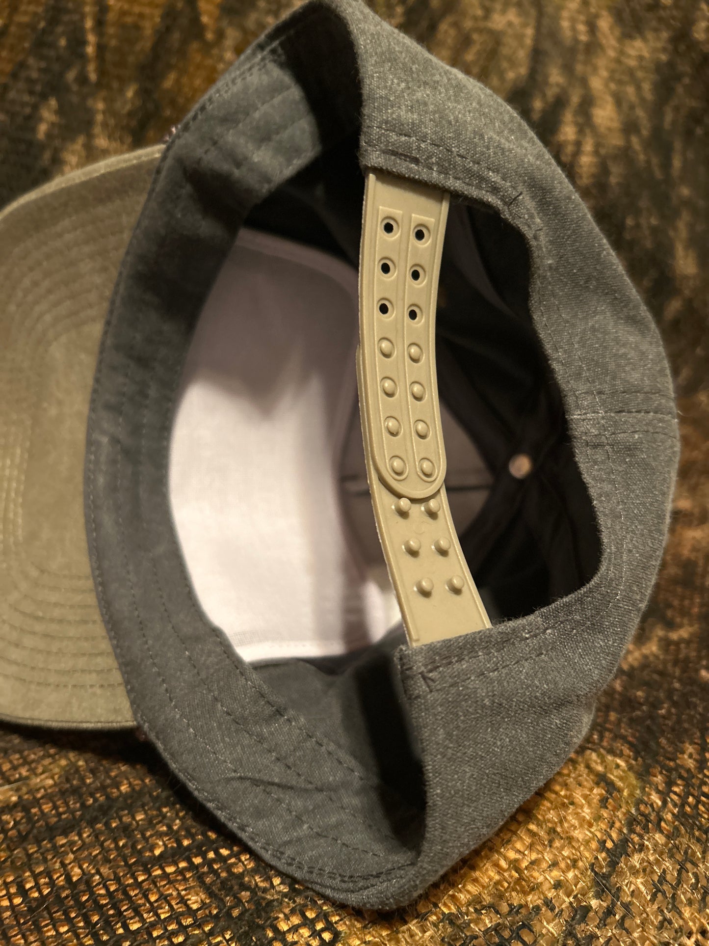 Vintage Dark Gray Rope Brim