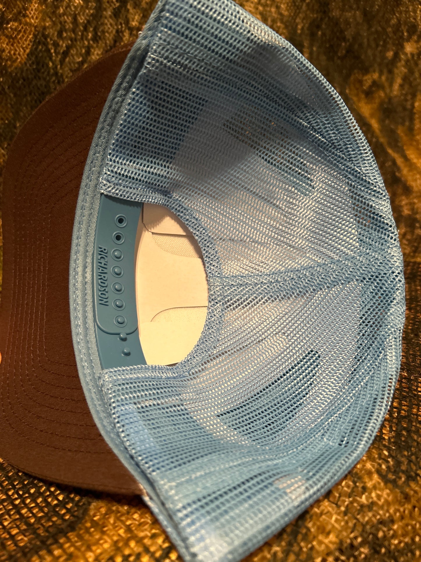 Off White + Blue Snapback