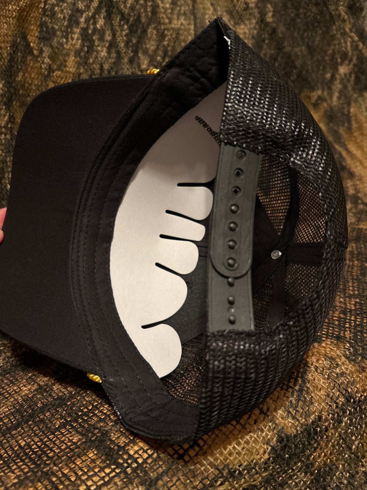 Black Scrambled eggs captain Snapback