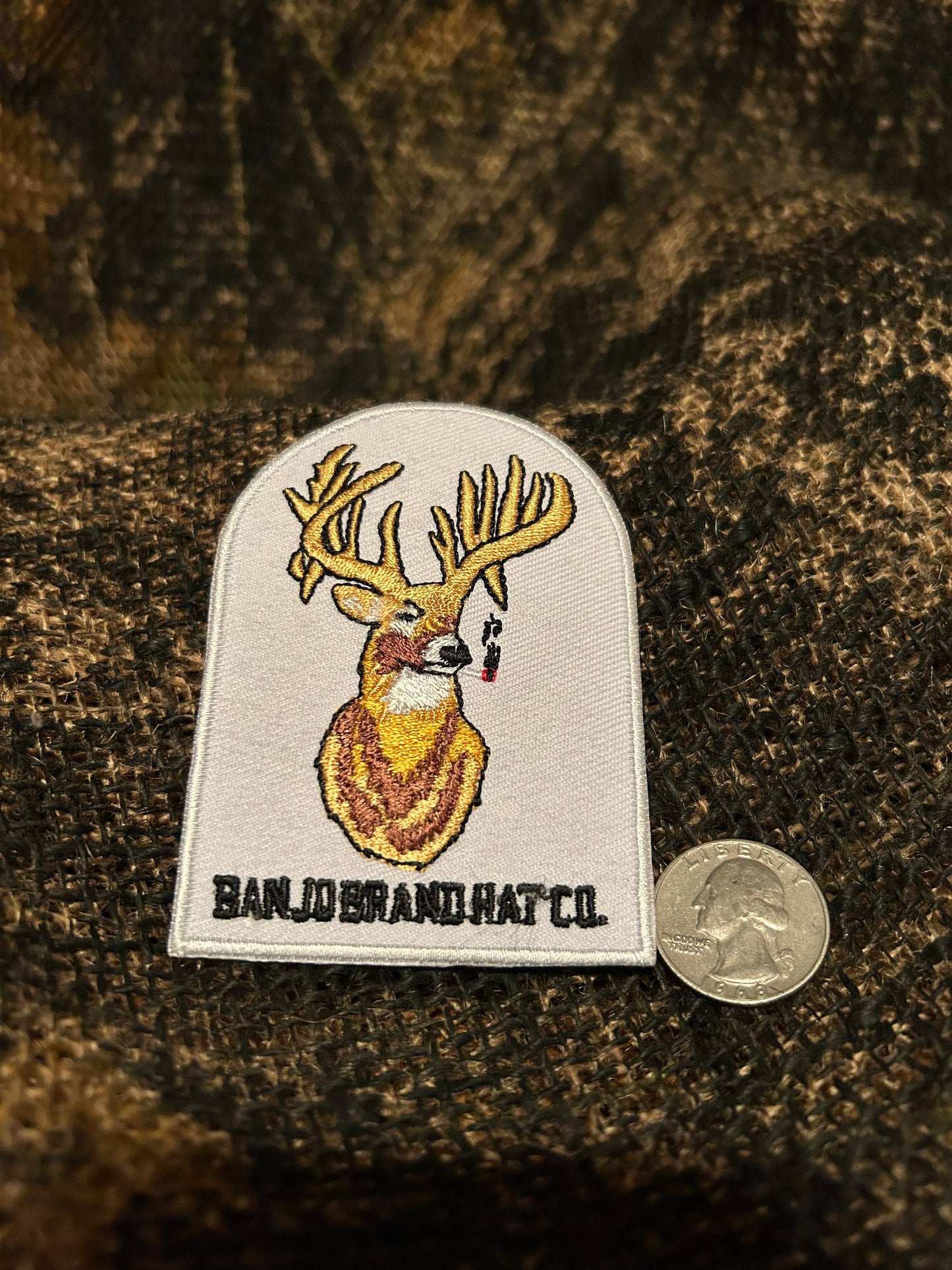 Smokin’ whitetail buck patch