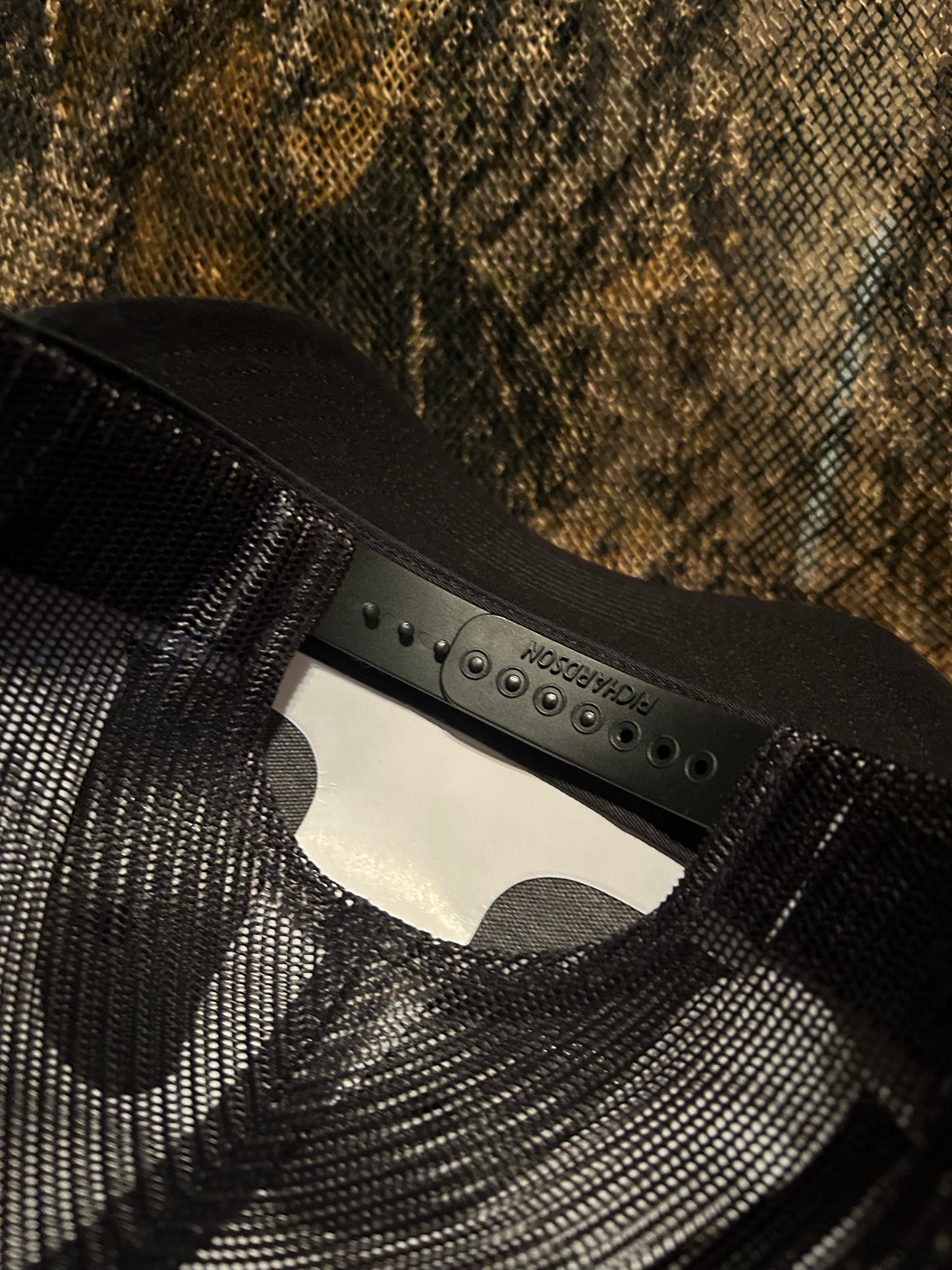 Indian Motorcycle Black Richardson 112 Trucker hat