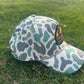 Banjo Brand Golf hat - green camo - performance perforated SnapBack