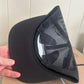 PA Wrestling leather - Black Richardson 112 trucker hat