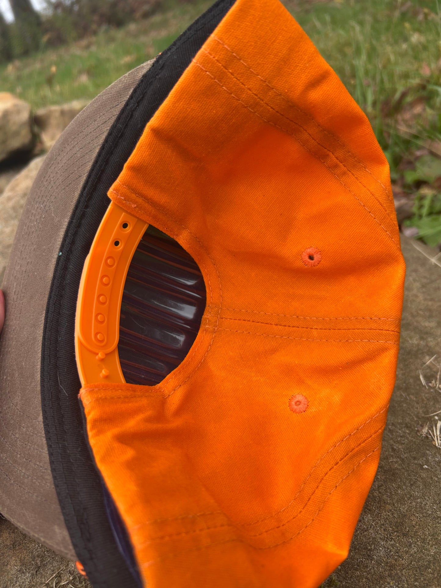 Blaze Orange Banjo Brand hunting hat