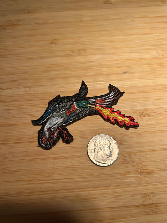 Fire Breathing Mallard Duck patch