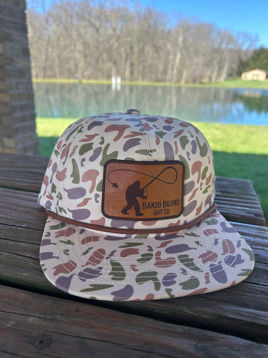 Bigfoot Flyfishes camo SnapBack hat