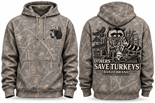Banjo Brand Raccoon Trapping Hoodie