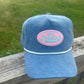 Day Drinking Hat - Baby Blue Roped SnapBack