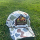 Banjo Brand Golf hat - blue camo - performance perforated SnapBack