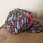 STIHL chainsaw patch on a oak camo ropebrim SnapBack hat
