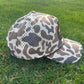 Banjo Brand Golf hat - light brown camo - performance perforated SnapBack