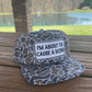 I’m about to cause a scene camo SnapBack hat