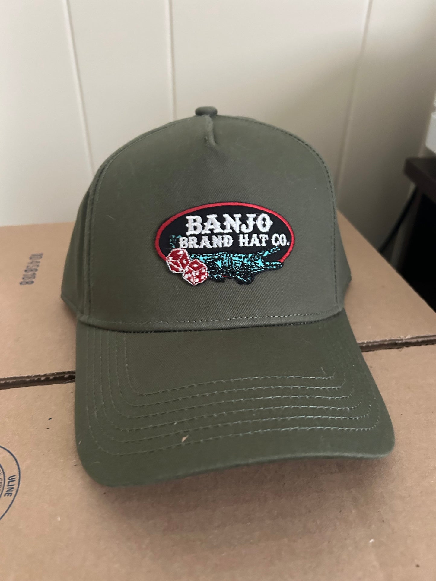 The gambler hat - green lost SnapBack hat
