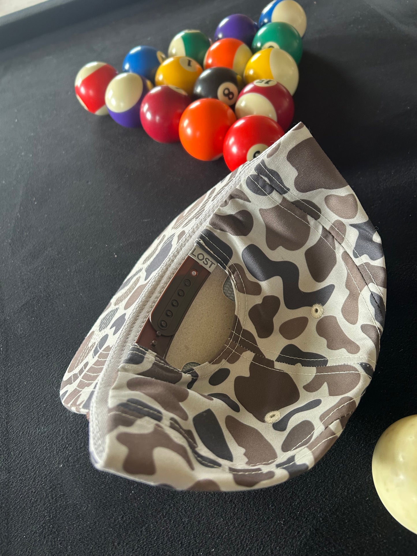 Point Me To The Bar Camo SnapBack hat