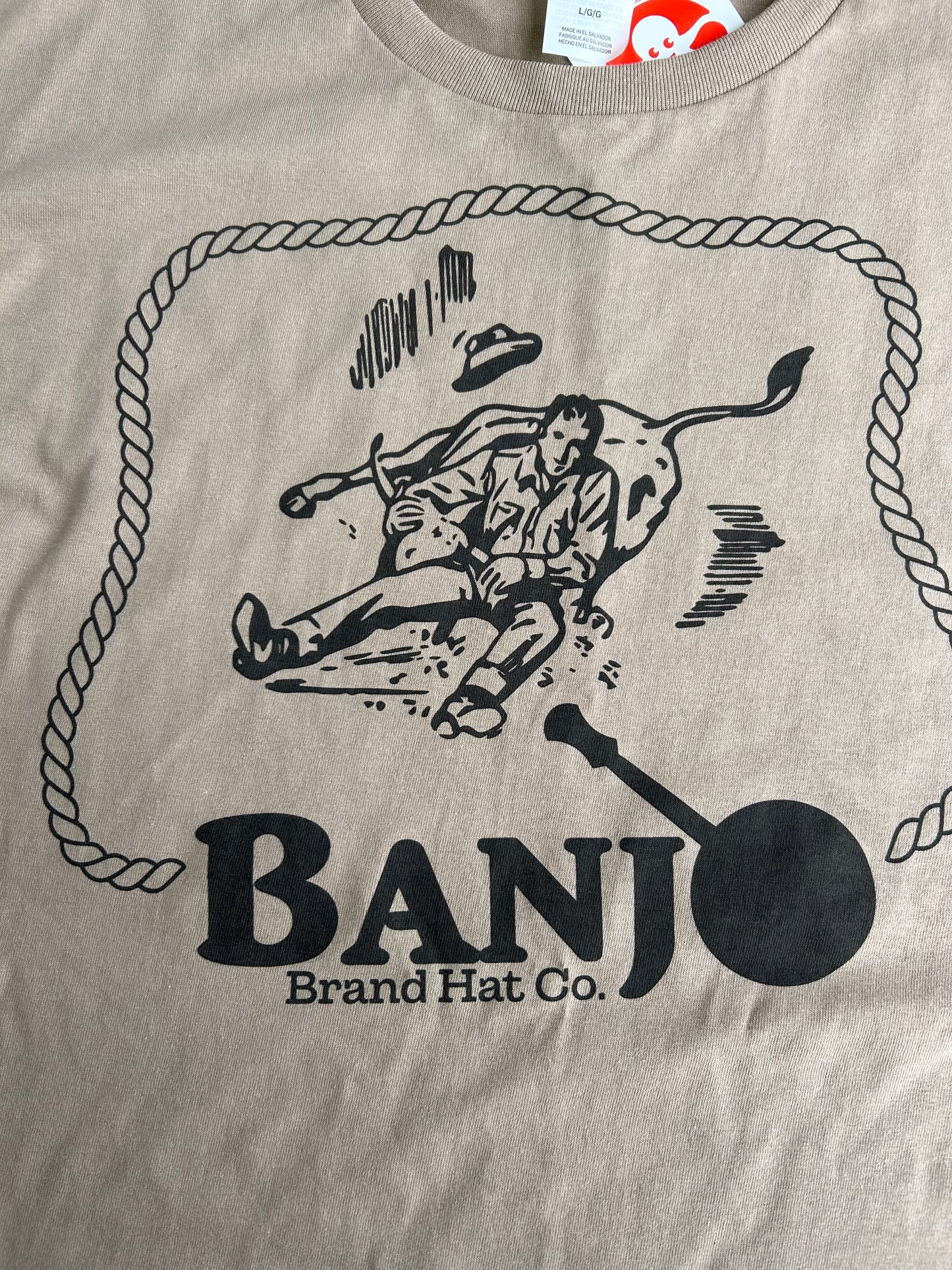 Banjo Brand gray bull fighter T-Shirt