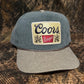Coors moss green ropebrim SnapBack hat